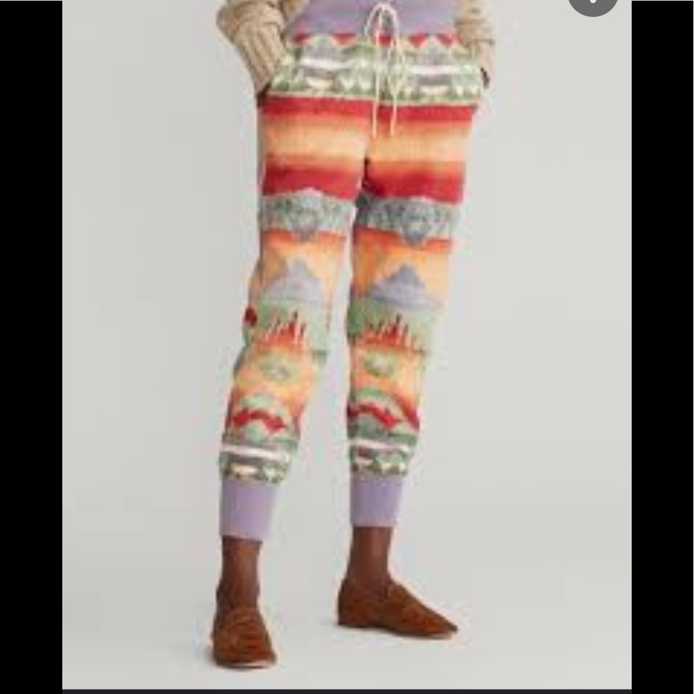Polo Ralph Lauren Navajo Print Fleece Joggers XS